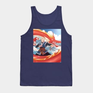 Old Man Dragon Tank Top